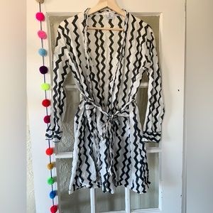 100% Cotton Locally Designed by Amisha Caftan Robe- Block Printed in India